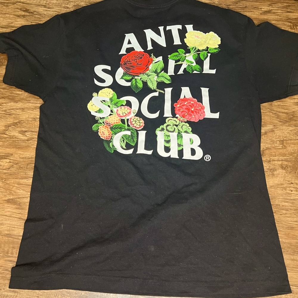 Anti Social Club Floral tee